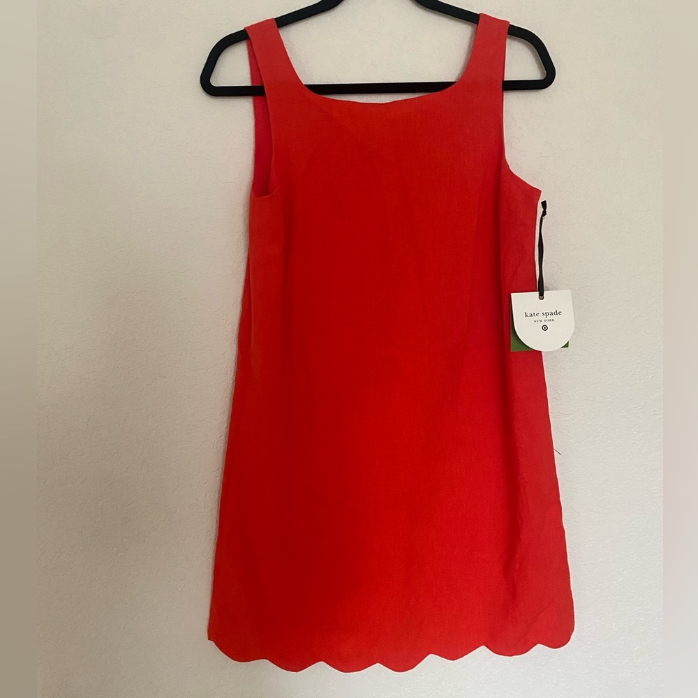 Kate Spade for Target Coral Scalloped Shift Dress